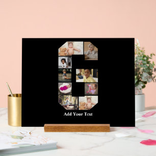 Entwerfen Sie Ihre eigene Letter-G-FotoCollage Acrylschild