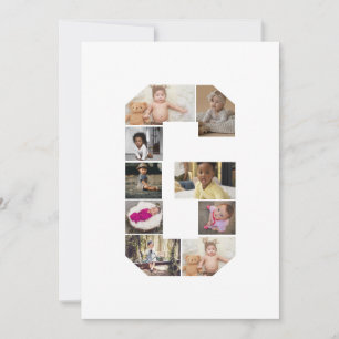 Entwerfen Sie Ihre eigene Letter-G-FotoCollage Dankeskarte