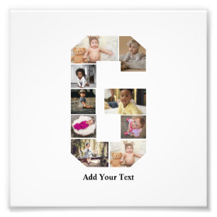 Entwerfen Sie Ihre eigene Letter-G-FotoCollage Fotodruck