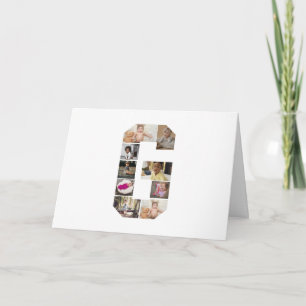 Entwerfen Sie Ihre eigene Letter-G-FotoCollage Karte