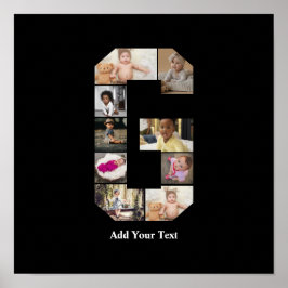 Entwerfen Sie Ihre eigene Letter-G-FotoCollage Poster