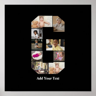 Entwerfen Sie Ihre eigene Letter-G-FotoCollage Poster