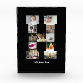 Entwerfen Sie Ihre eigene Letter-H-FotoCollage Fotoblock