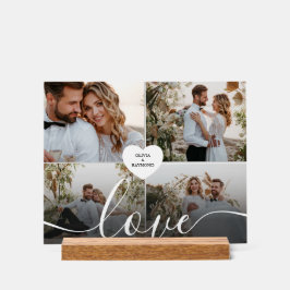 Entwerfen Sie Ihre eigene Liebe Collage Fotografy Acrylschild