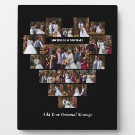 Entwerfen Sie Ihre eigene Liebe Herz geformt FotoC Fotoplatte