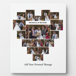 Entwerfen Sie Ihre eigene Liebe Herz geformt FotoC Fotoplatte