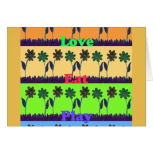 Entwerfen Sie Ihre eigene Liebe und Spielkarte.