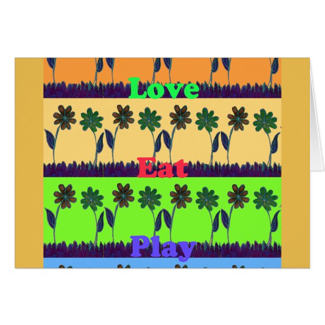 Entwerfen Sie Ihre eigene Liebe und Spielkarte. (Vorderseite (Horizontal))