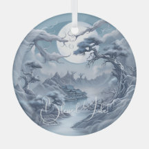 Entwerfen Sie Ihre eigene mistelblaue Landschaft