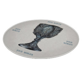 Entwerfen Sie Ihre eigene mittelalterliche Skihütt Schneidebrett