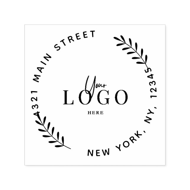 Entwerfen Sie Ihre eigene moderne, sich rundum sel Permastempel (Design)