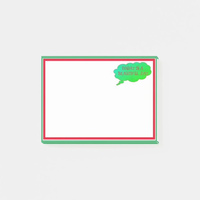 Entwerfen Sie Ihre eigene Personalisierte, maßgesc Post-it Klebezettel (Vorderseite)