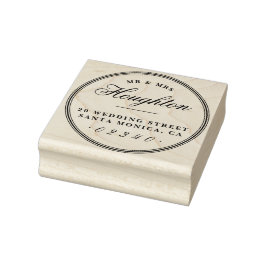 Entwerfen Sie Ihre eigene Personalisierte Rücksend Gummistempel