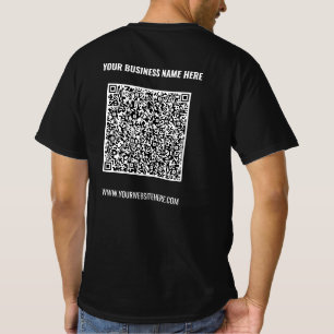 Entwerfen Sie Ihre eigene QR-Code-Business-T - Shi T-Shirt