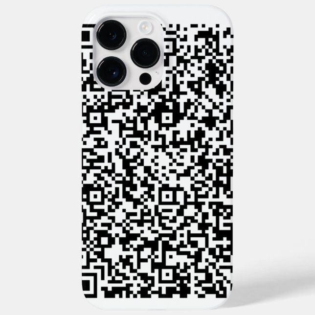 Entwerfen Sie Ihre eigene QR-Code iPhone Case-Farb Case-Mate iPhone Hülle (Rückseite)