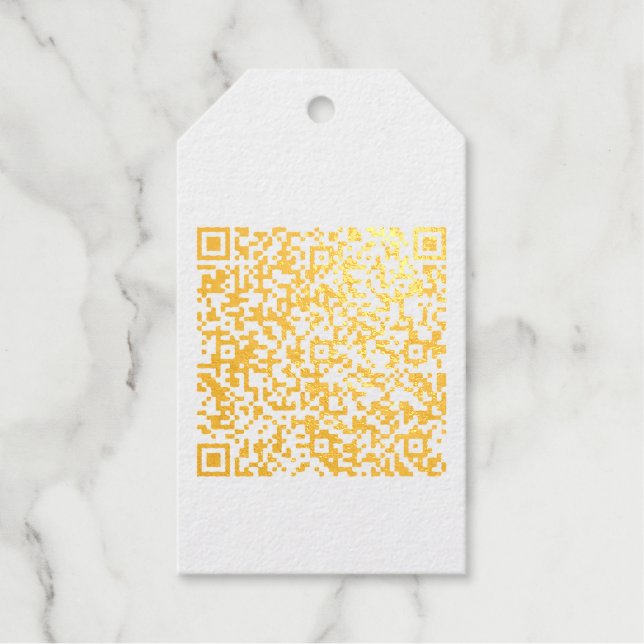 Entwerfen Sie Ihre eigene QR-Code-Vorlage für Gesc Geschenkanhänger (Vorderseite)
