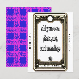 Entwerfen Sie Ihre eigene Tarot Postkarte