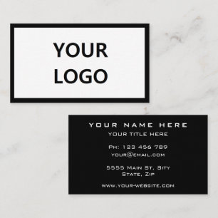 Entwerfen Sie Ihre eigene Visitenkarte mit Logo