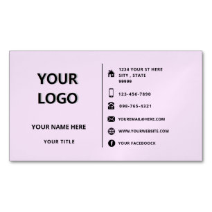 Entwerfen Sie Ihre eigene Vorlage für die Magnetka Magnetische Visitenkarte