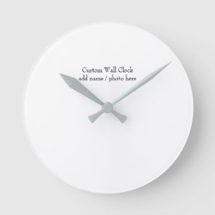Entwerfen Sie Ihre eigene Wohnung  Runde Wanduhr