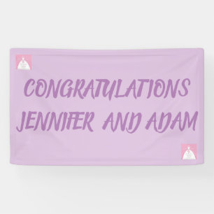 Entwerfen Sie Ihre eigenen Banner für WEDDING