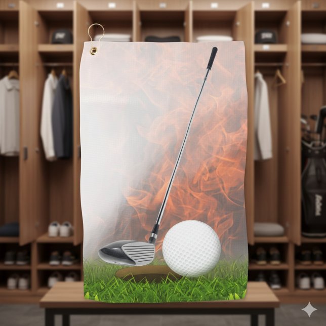 Entwerfen Sie Ihre eigenen, eigenen Golf-Handtüche Golfhandtuch (Von Creator hochgeladen)