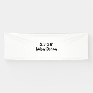 Entwerfen Sie Ihre eigenen einfachen 76 cm x 244 c Banner