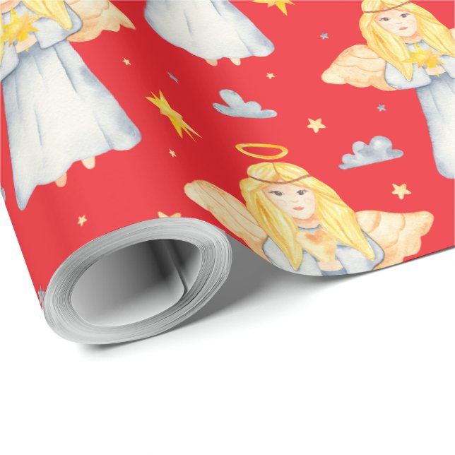 Entwerfen Sie Ihre eigenen Farbenauswahl - Sternen Geschenkpapier (Rolleneckpunkt)