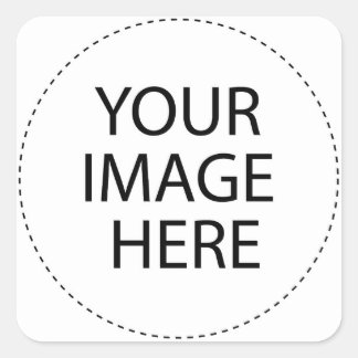 Entwerfen Sie Ihre eigenen Geschenke - Leere Quadratischer Aufkleber