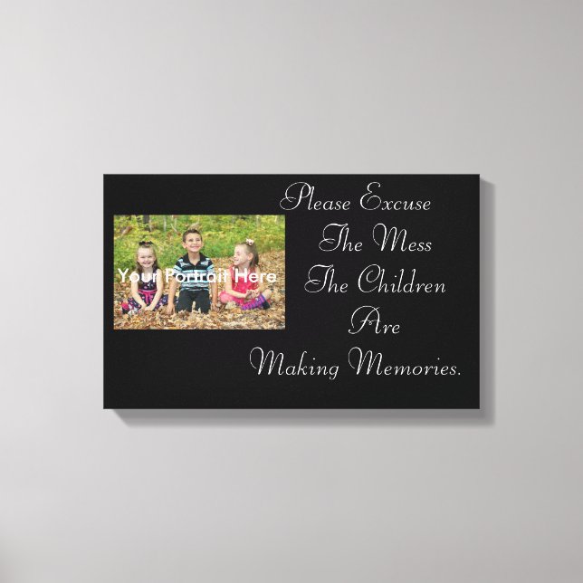 Entwerfen Sie Ihre eigenen Leinwand (Vorderseite)