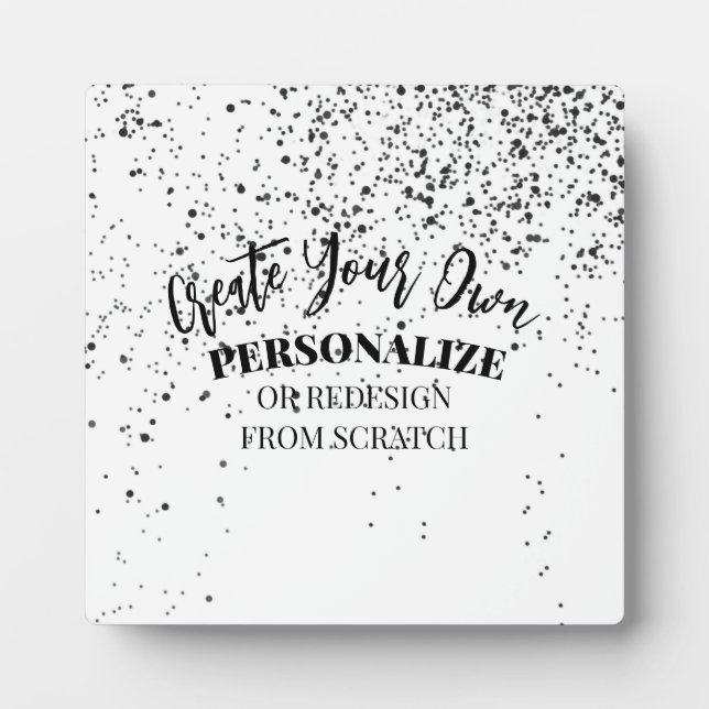 Entwerfen Sie Ihre eigenen Maßstäbe Fotoplatte (Vorderseite)