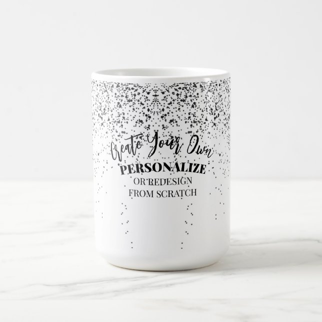 Entwerfen Sie Ihre eigenen Maßstäbe Kaffeetasse (Mittel)