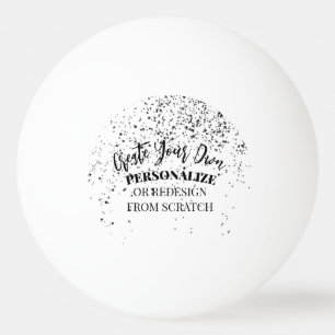 Entwerfen Sie Ihre eigenen Maßstäbe Tischtennisball