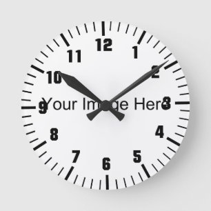 Entwerfen Sie Ihre eigenen Runde Wanduhr