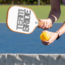 Entwerfen Sie Ihre eigenen Team Bridge Fun Games Pickleball Schläger