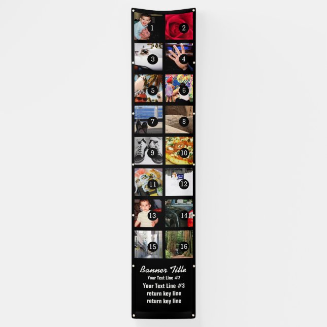 Entwerfen Sie Ihre eigenen vertikalen Bilder der Banner (Vertikal)