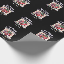 Entwerfen Sie Ihren Berry Best Retro Strawberry Te Geschenkpapier