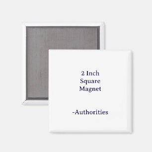 Entwerfen Sie Ihren eigenen 2 Zoll Quadrat Magnet