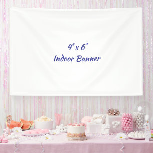 Entwerfen Sie Ihren eigenen einfachen 1,20 m x 1,8 Banner