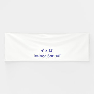 Entwerfen Sie Ihren eigenen einfachen 1,2 m x 3,6 Banner