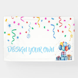 Entwerfen Sie Ihren eigenen Geburtstag Banner
