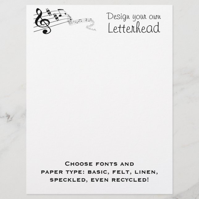 Entwerfen Sie Ihren eigenen Letterhead (Vorderseite)