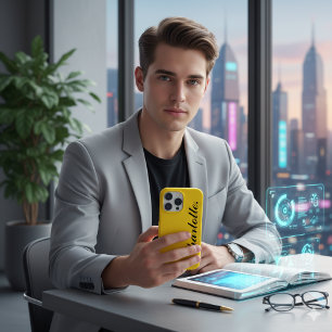 Entwerfen Sie Ihren eigenen Namen auf diesem Gold iPhone 16 Pro Max Hülle