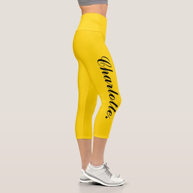 Entwerfen Sie Ihren eigenen Namen auf stilvollem G Capri Leggings (Rechts)