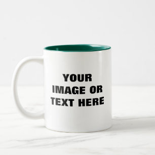 Entwerfen Sie Ihren eigenen, persönlichen Süßigkei Zweifarbige Tasse