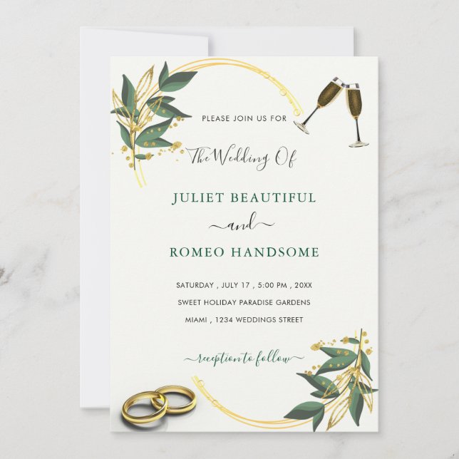 Entwerfen Sie Ihren eigenen QR-Code für Hochzeitsf (Vorderseite)