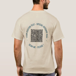 Entwerfen Sie Ihren eigenen QR-Code und benutzerde T-Shirt