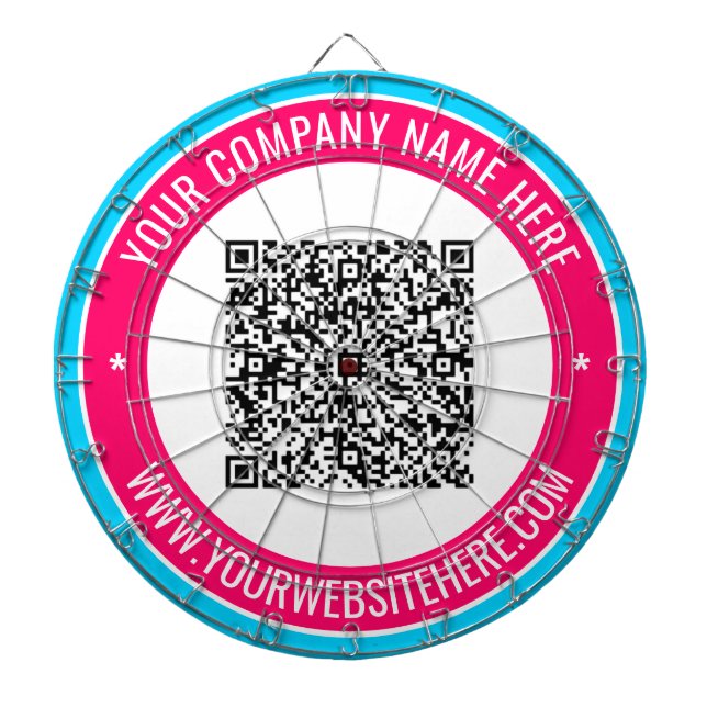 Entwerfen Sie Ihren eigenen QR-Code und Ihr benutz Dartscheibe (vorne)