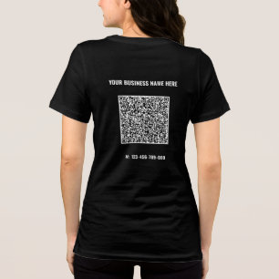 Entwerfen Sie Ihren eigenen QR-Code und Ihr benutz Tri-Blend Shirt
