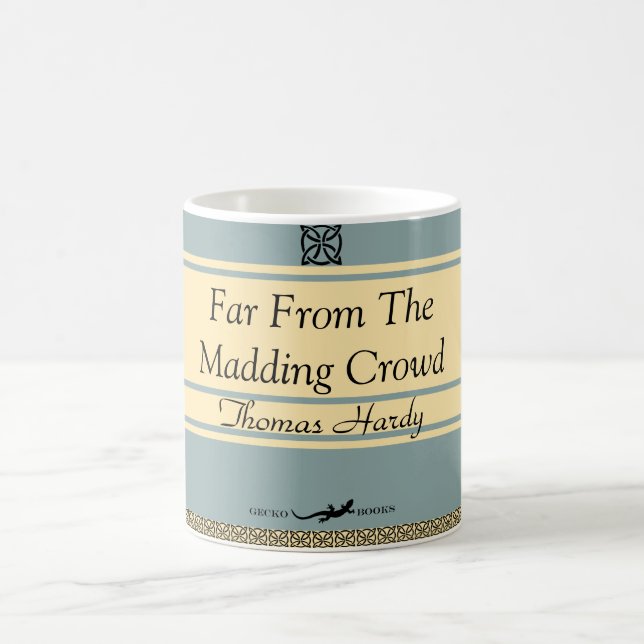 Entwerfen Sie Ihren eigenen Retro Bucheinband Tasse (Mittel)